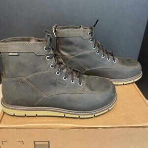 New! Men’s Keen San Jose 6" Waterproof Leather Aluminum Toe Work Boots. SZ 10.5D